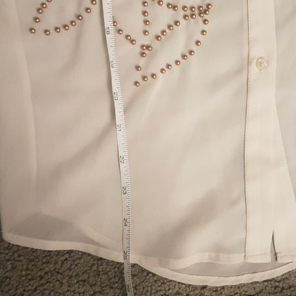 GUESS white blouse - Picture 10 of 13